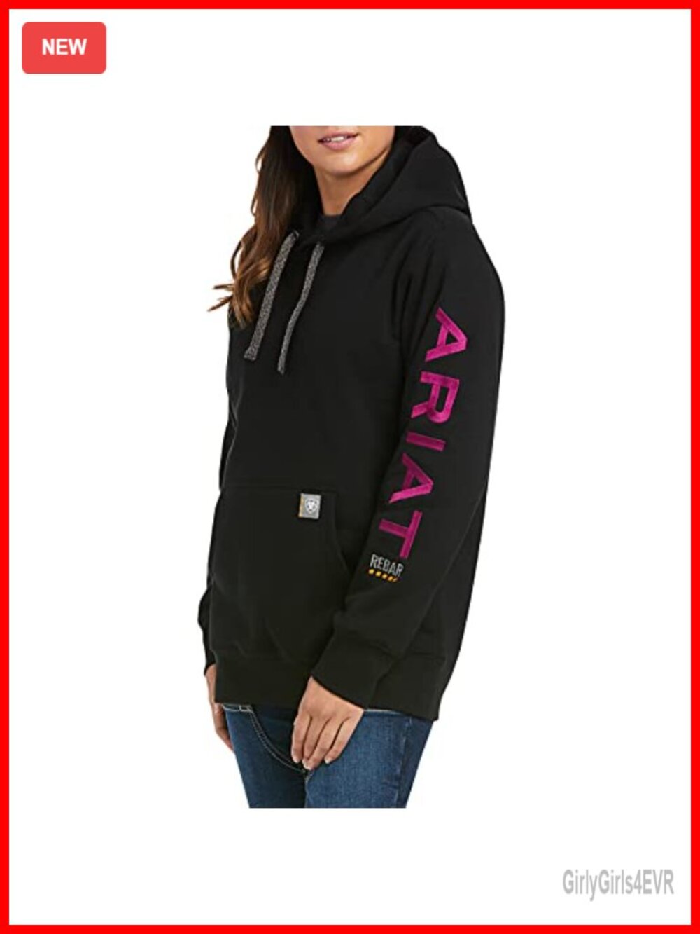 ARIAT Rebar Graphic Hoodie Fleece Pullover Workwear